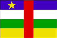 中央アフリカ　国旗