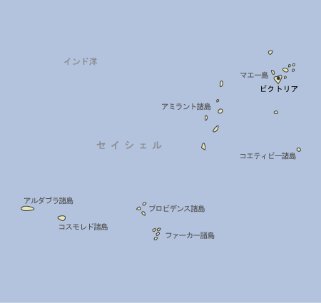 セーシェル　地図