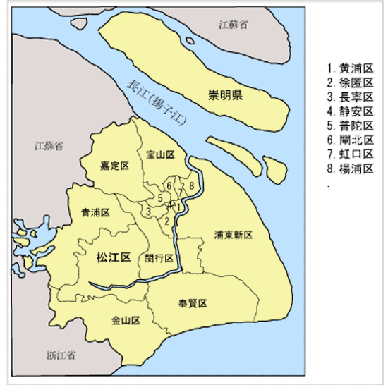 上海市 地図