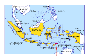 東ティモール　地図2