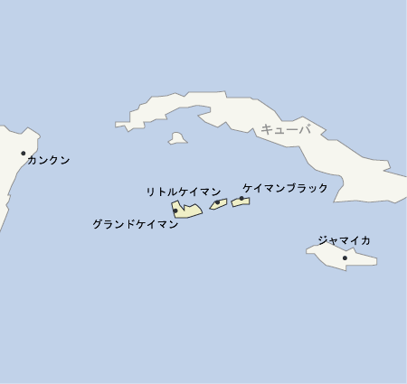 ケイマン　地図