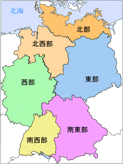ドイツ全体図