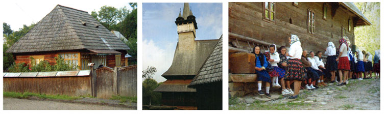 ブデスティ村の木造教会フォト